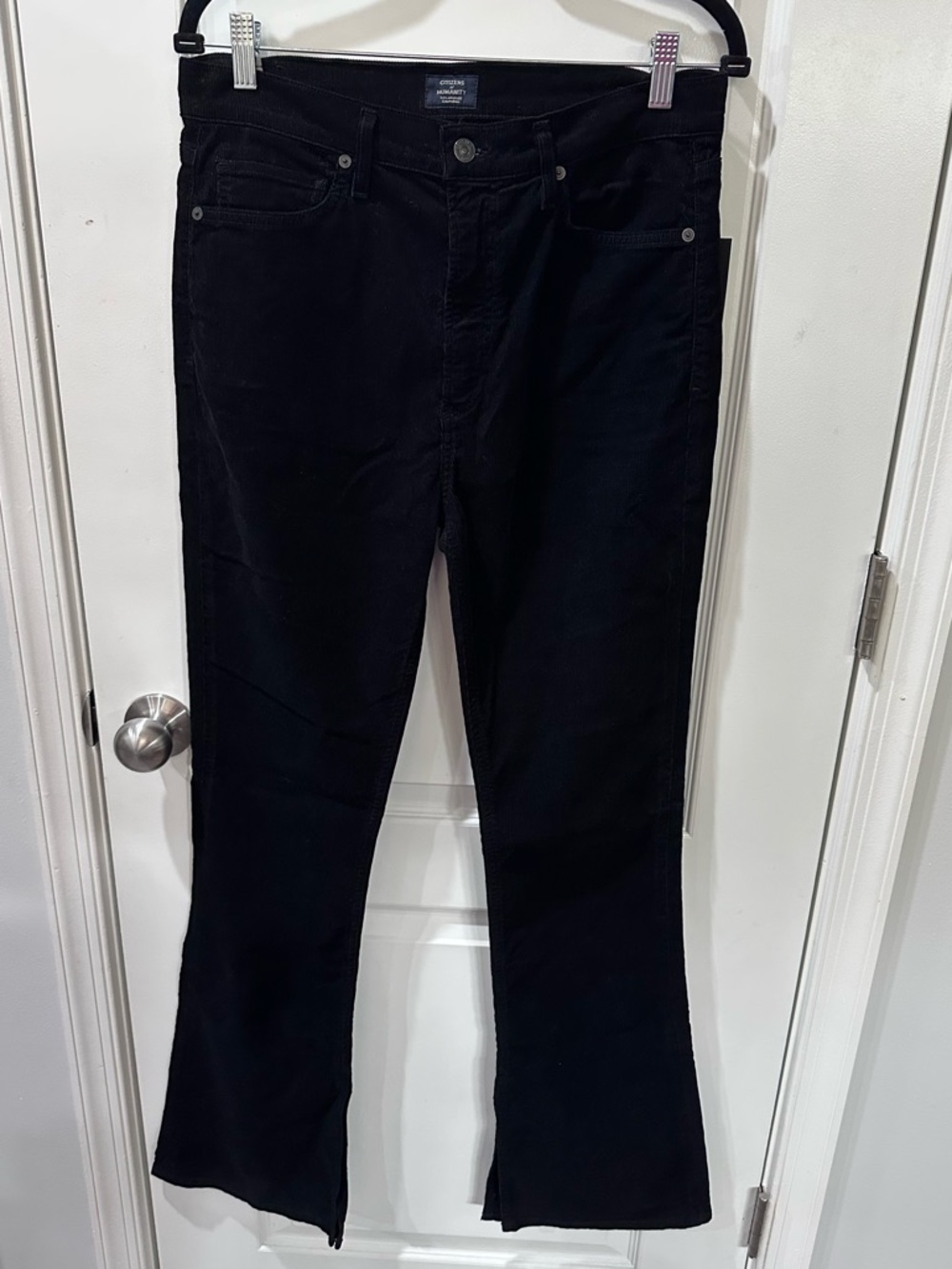 Citizens of Humanity Georgia High Rise Bootcut Black Corduroy Pants - Size 29